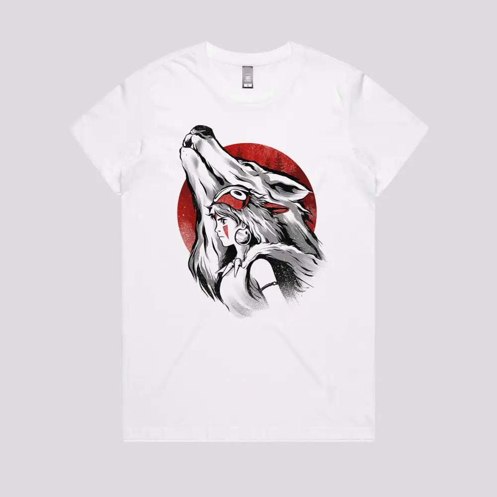 The Girl and The Wolf T-Shirt | Anime T-Shirts