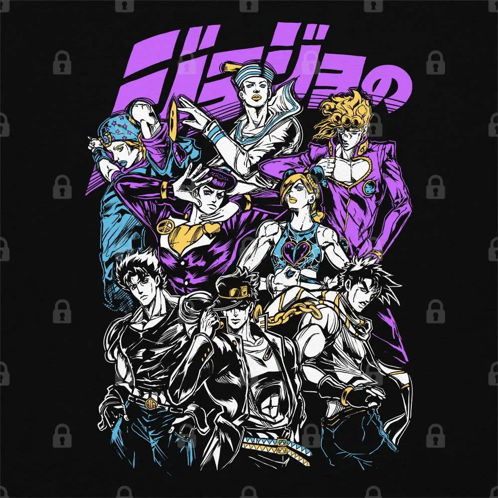 The Joestar Family T-Shirt | Anime T-Shirts