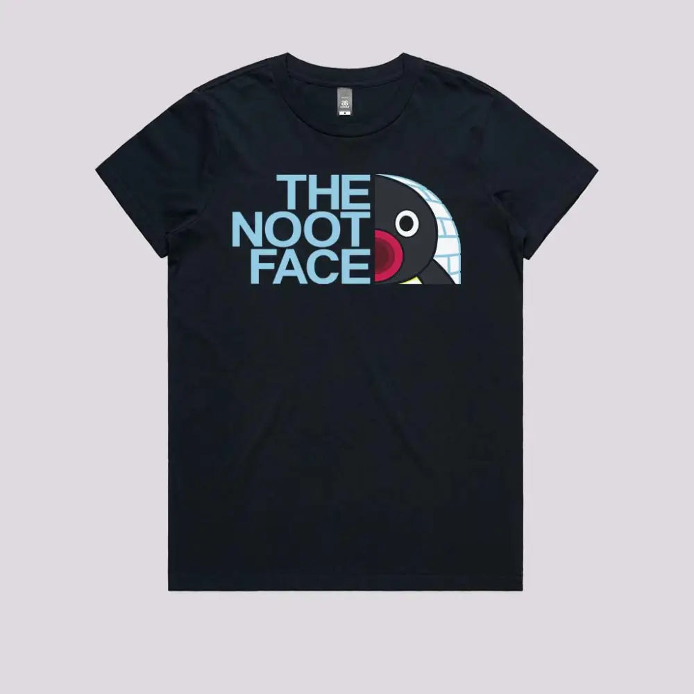 The Noot Face T-Shirt Womens / Navy Xs Adult Tee