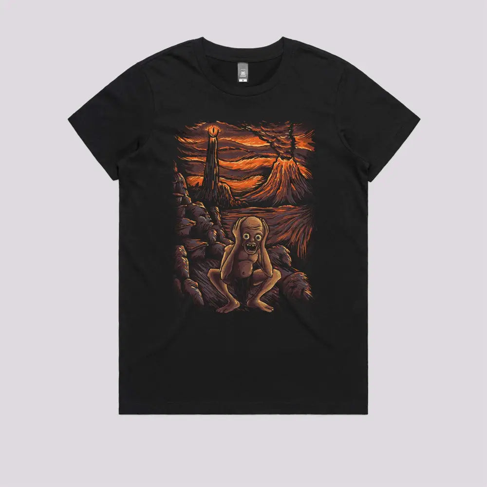 The Scream in Mordor T-Shirt | Pop Culture T-Shirts