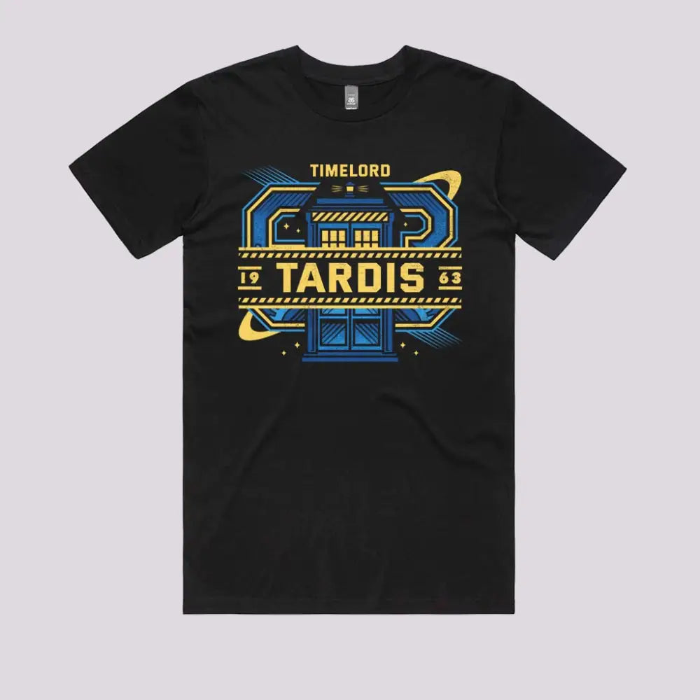 The Space Phone Box T-Shirt Mens / Black Xs Adult Tee