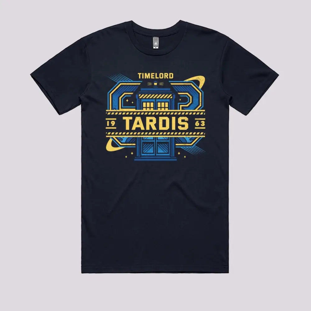 The Space Phone Box T-Shirt Mens / Navy Xs Adult Tee
