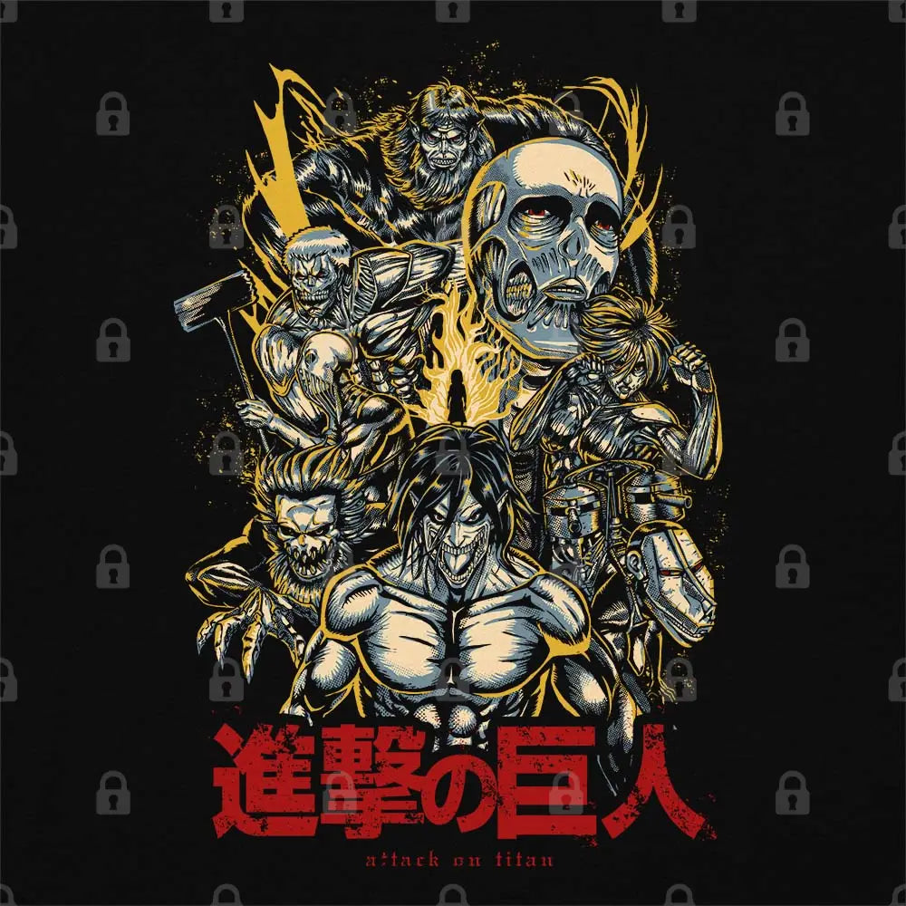 The Titans Attack T-Shirt | Anime T-Shirts