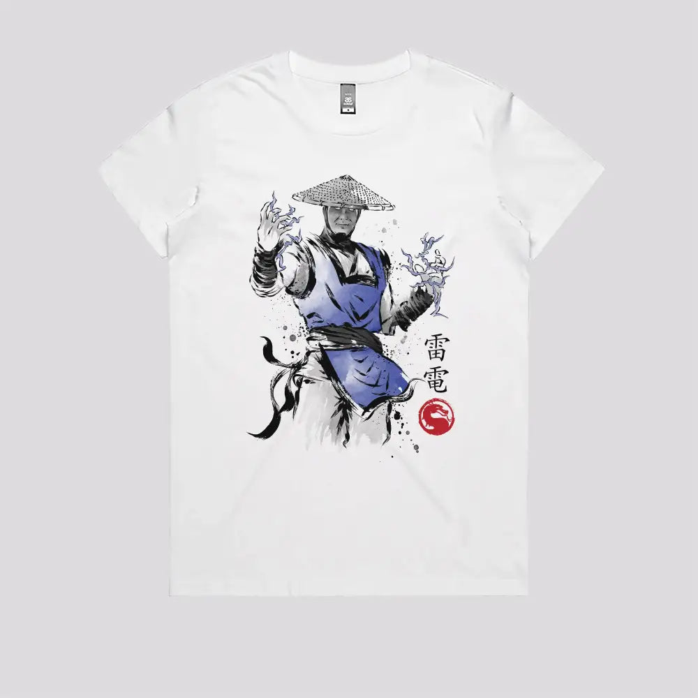 Thunder God Sumi-e T-Shirt | Pop Culture T-Shirts