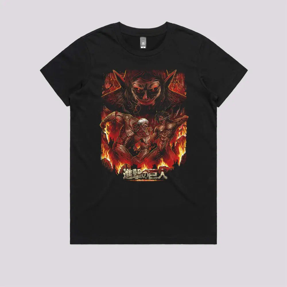 Titan Battle T-Shirt | Anime T-Shirts