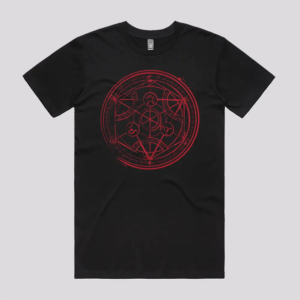 Transmutation Circle T-Shirt | Anime T-Shirts
