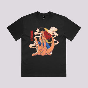 Ukiyo-e Captain Strawhat Graphic Tee