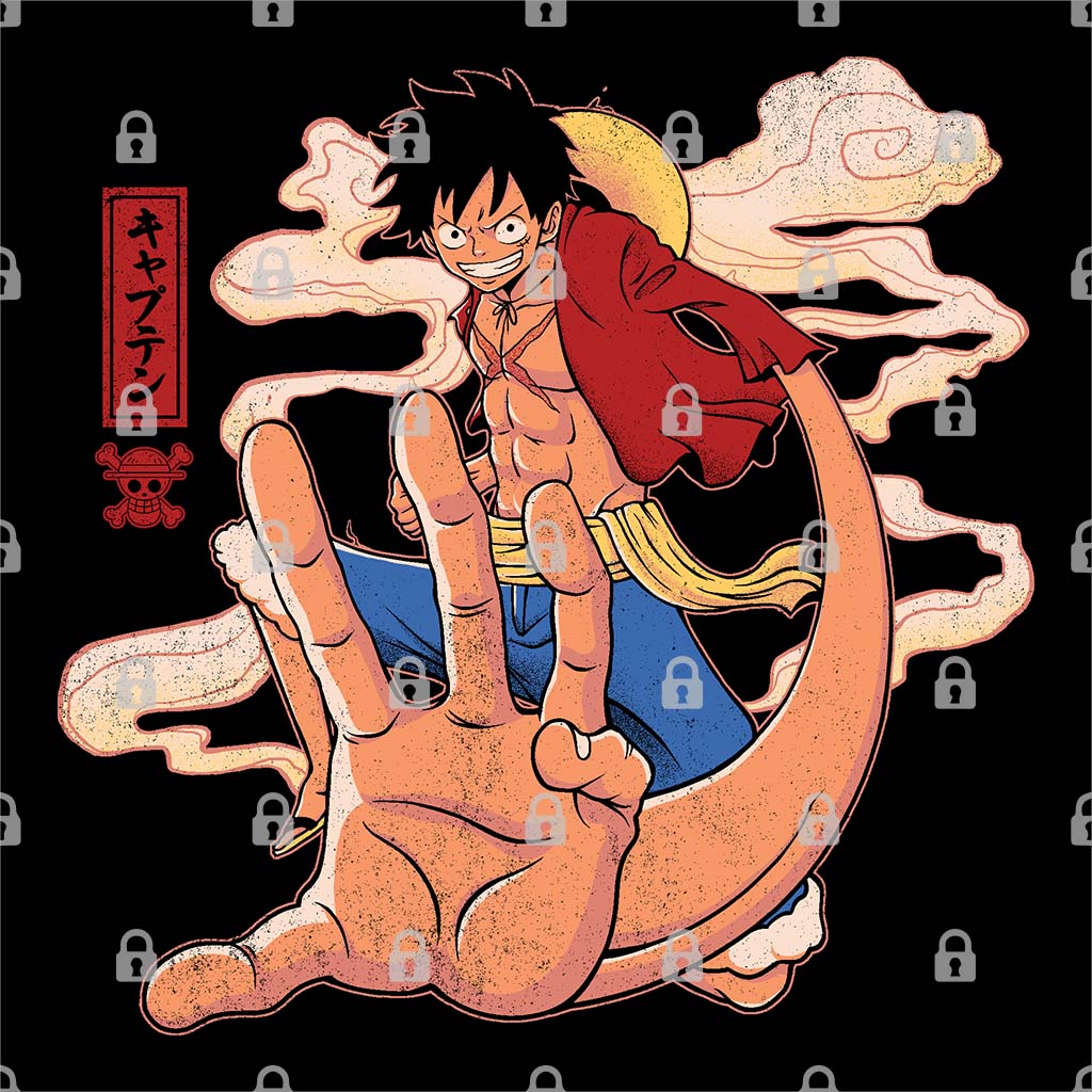 Ukiyo-e Captain Strawhat Graphic Tee