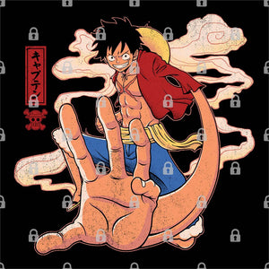 Ukiyo-e Captain Strawhat Graphic Tee