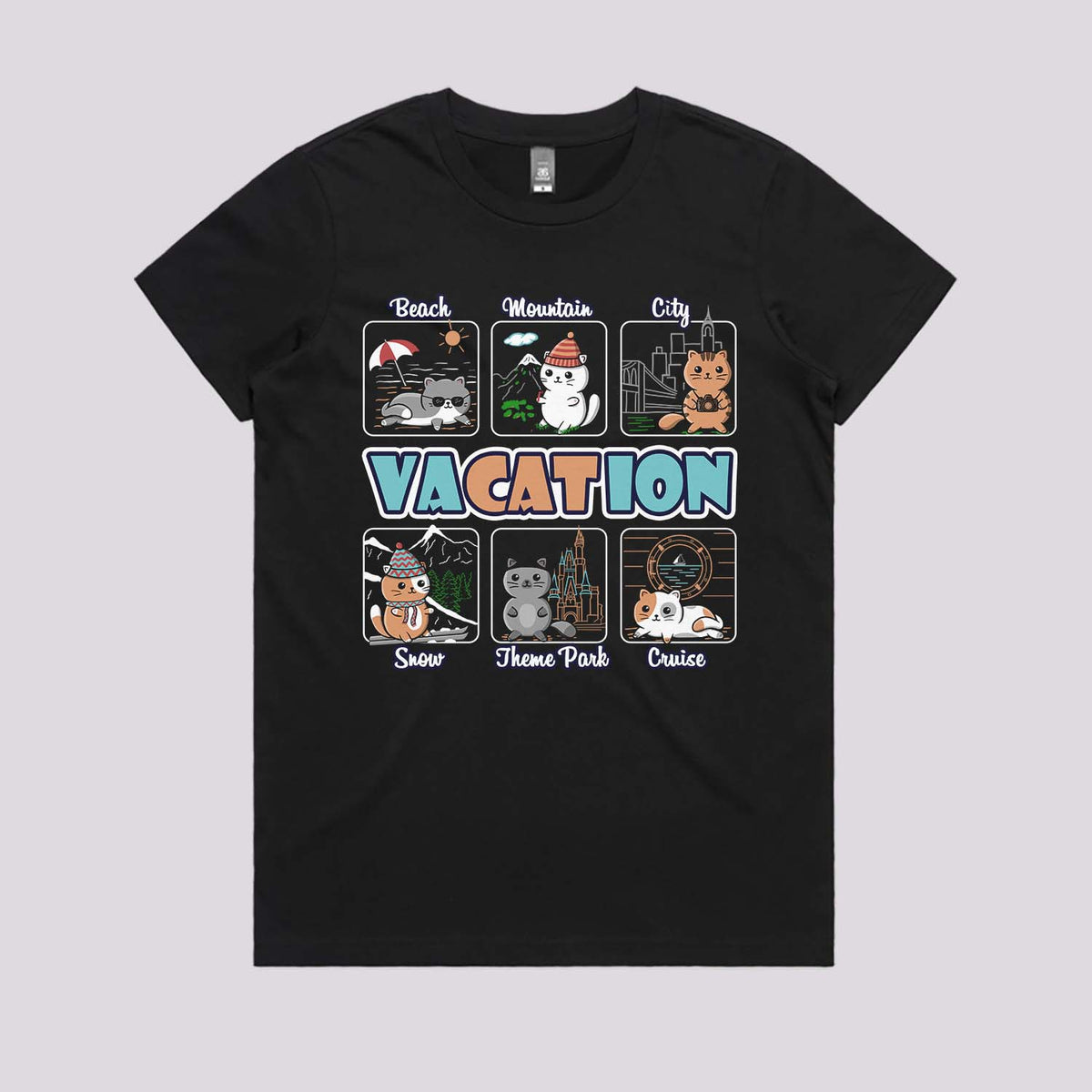 Vacation T-Shirt | Cats T-Shirt Australia