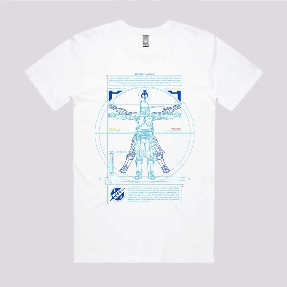 Vitruvian Fett T-Shirt | Graphic Tees