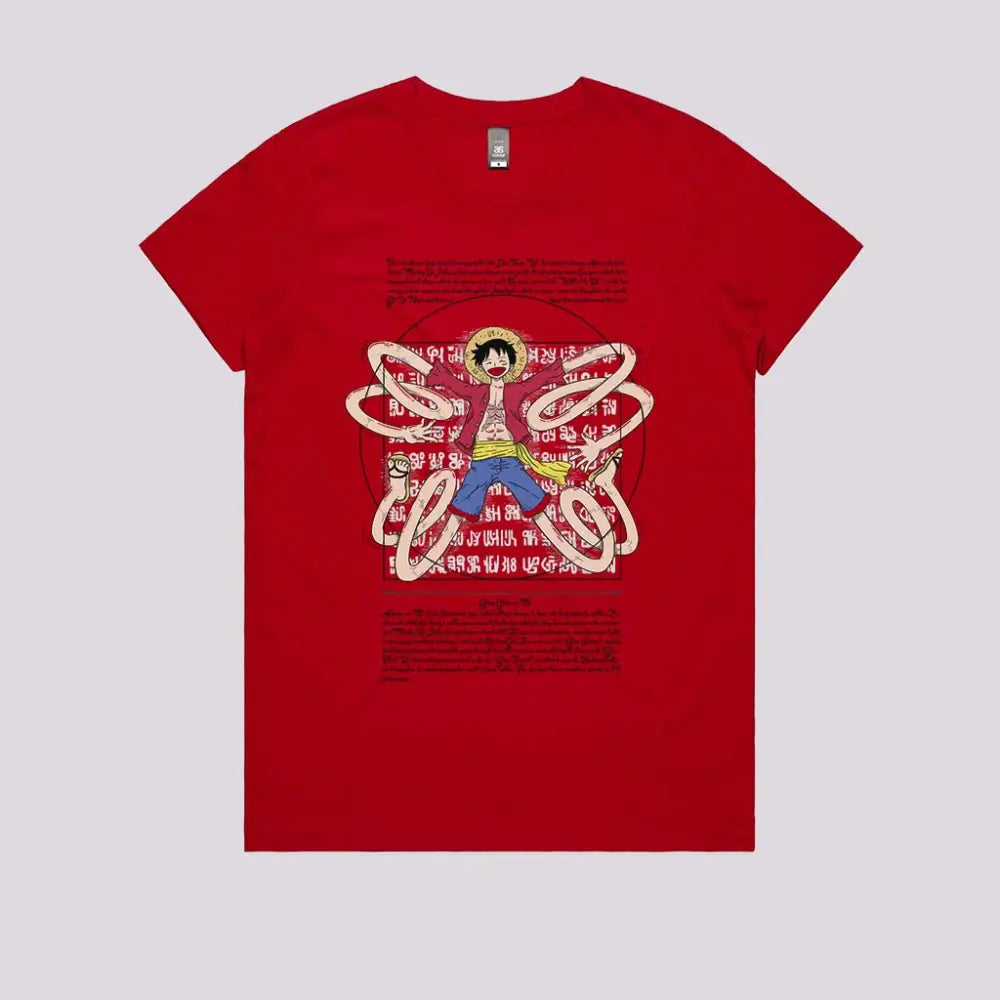 Vitruvian Luffy T-Shirt | Anime T-Shirts