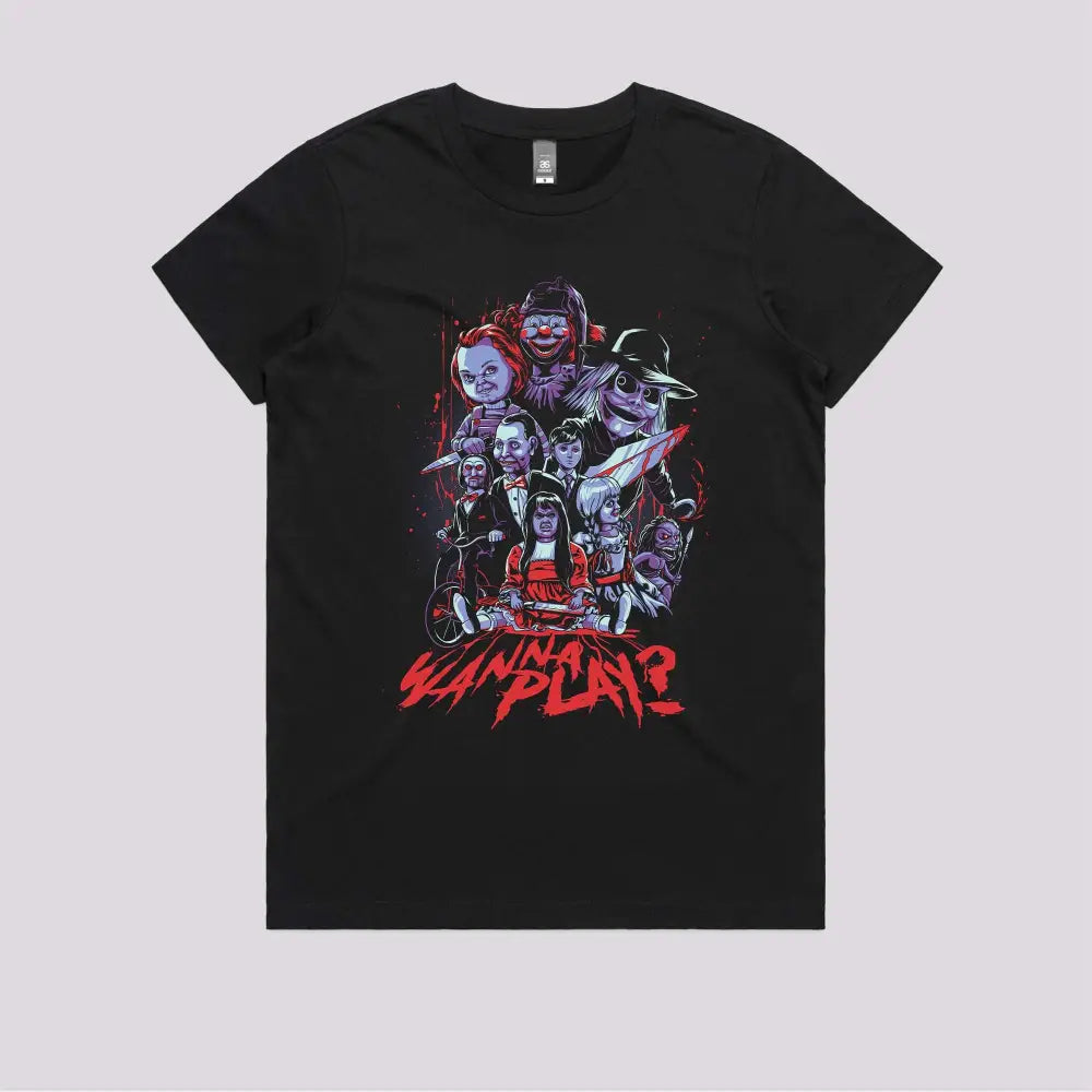 Wanna Play T-Shirt - Limitee Apparel