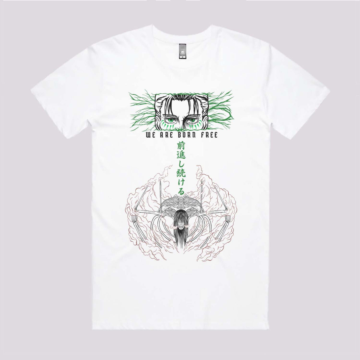 We Are Born Free T-Shirt | Anime T-Shirts Australia