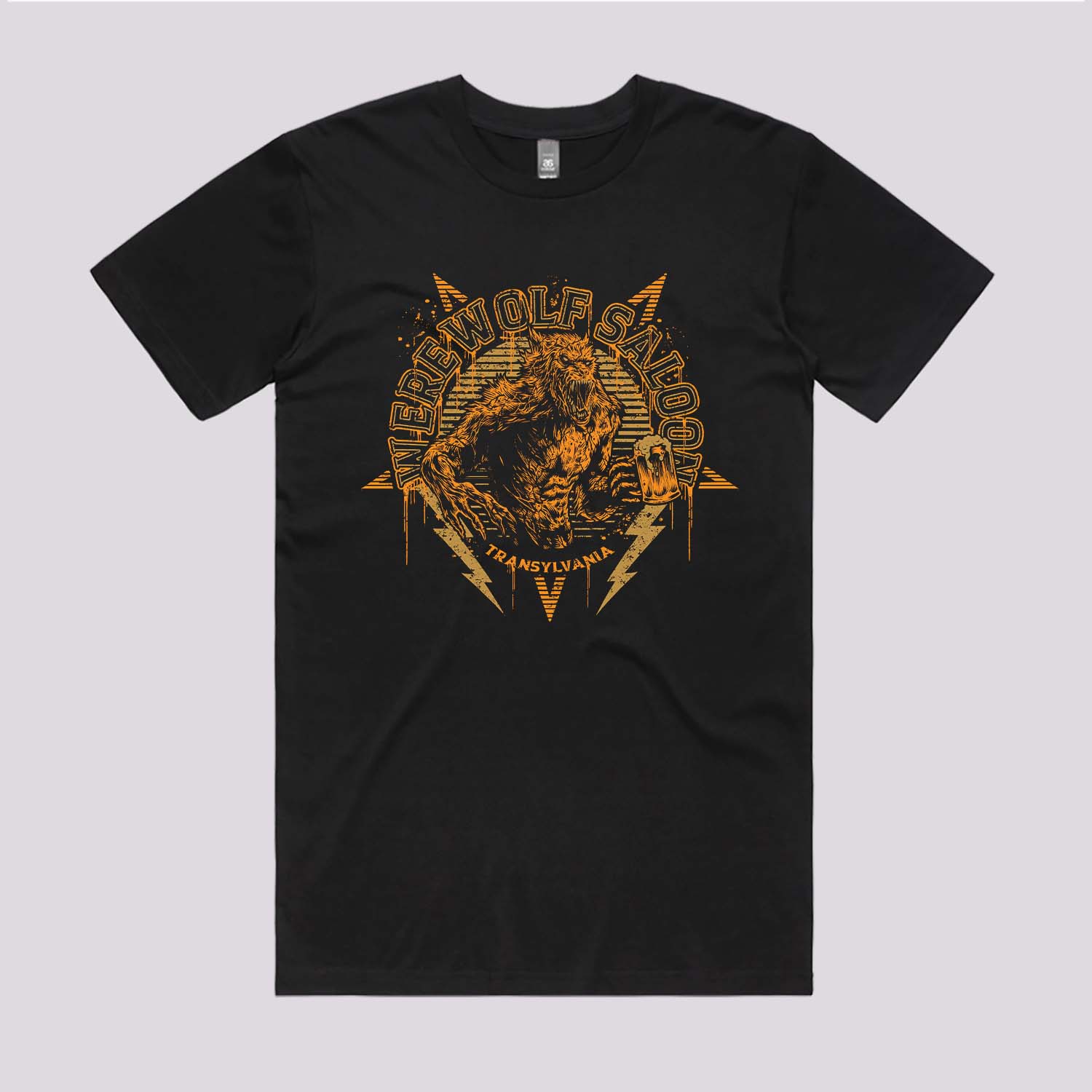 Werewolf Saloon Beer Graphic Tee