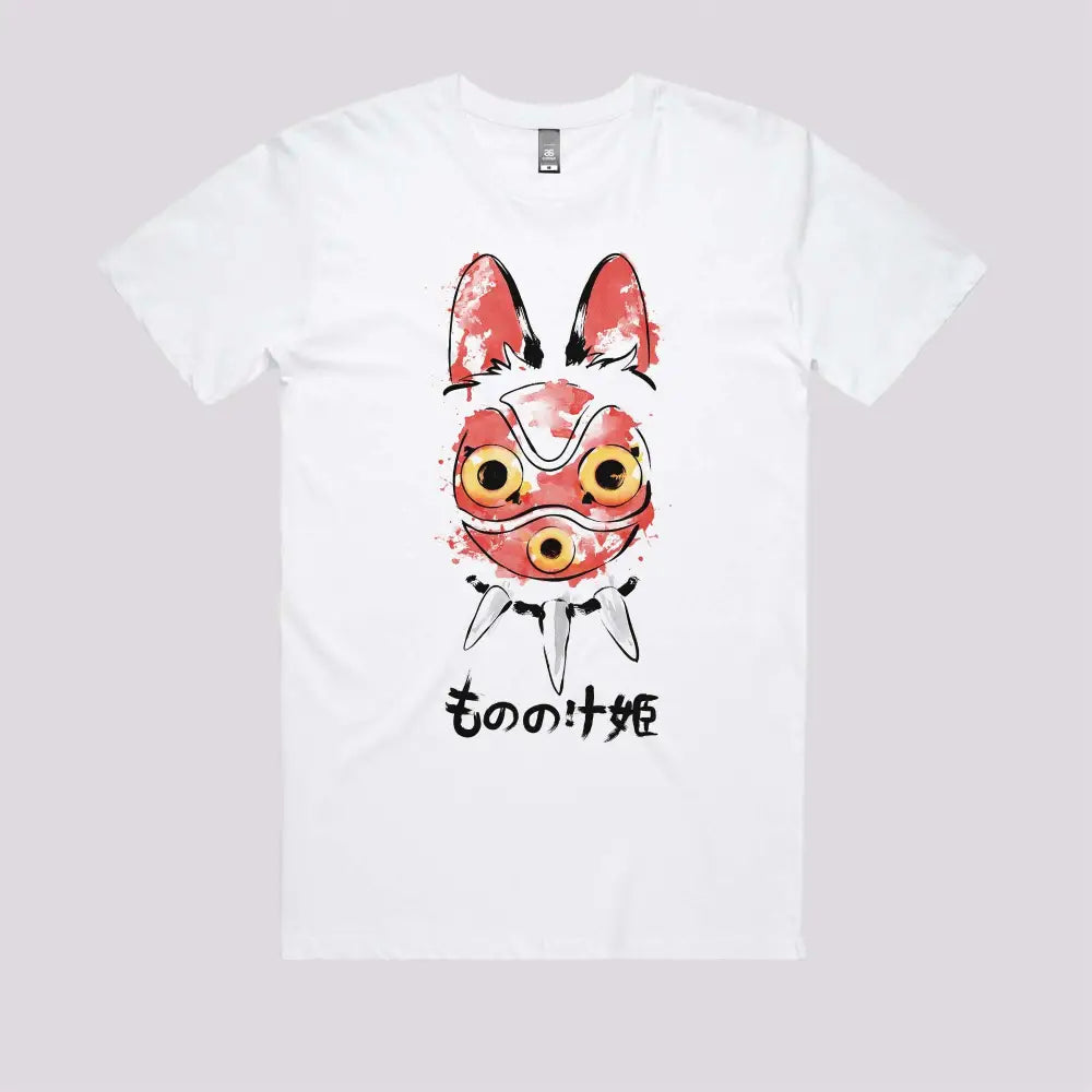 Wolf Girl Mask T-Shirt | Anime T-Shirts