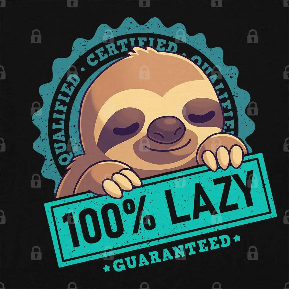 100% Lazy T-Shirt - Limitee Apparel