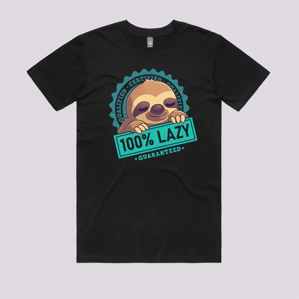 100% Lazy T-Shirt - Limitee Apparel
