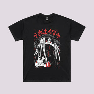 Itachi Uchiha Graphic Tee | Oversized Anime T-Shirts Australia