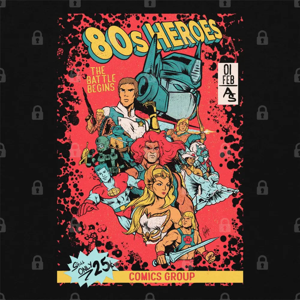 80s Heroes T-Shirt - Limitee Apparel