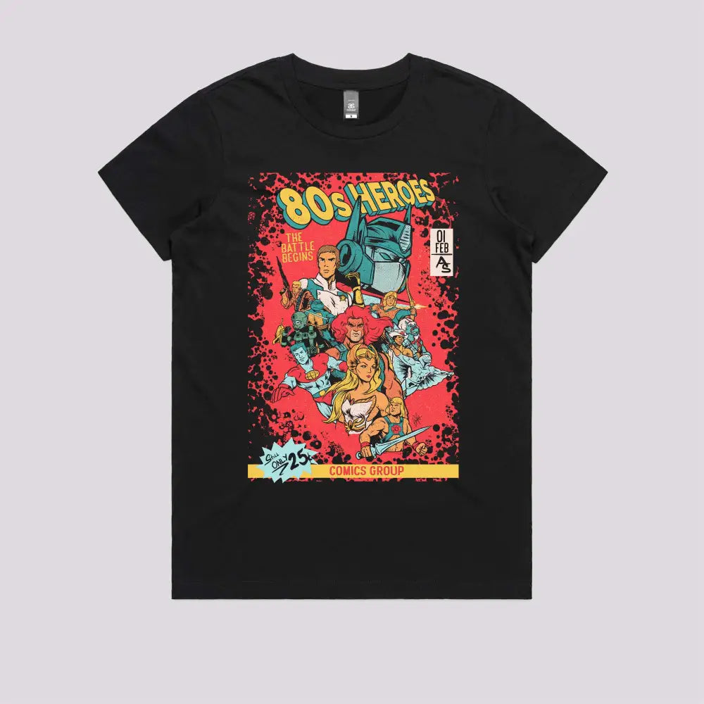 80s Heroes T-Shirt - Limitee Apparel