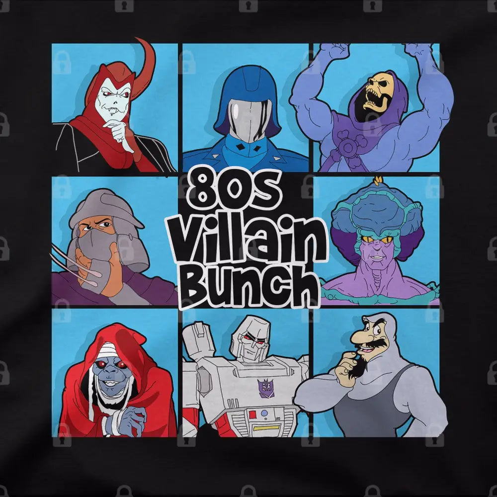 80's Villains Bunch T-Shirt - Limitee Apparel