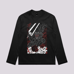 Black Swordsman Armor Graphic Tee
