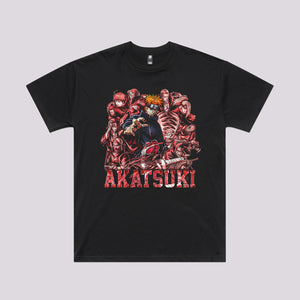 Team Akatsuki T-Shirt | Oversized Anime T-Shirts Australia
