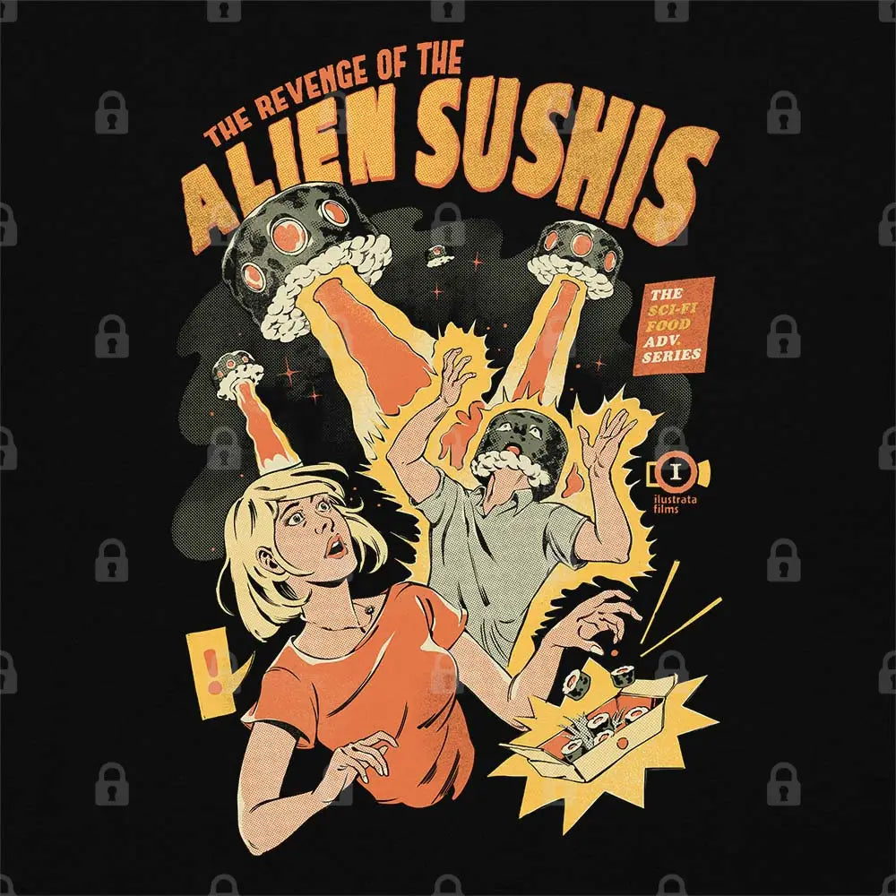 Alien Sushi T-Shirt Adult Tee