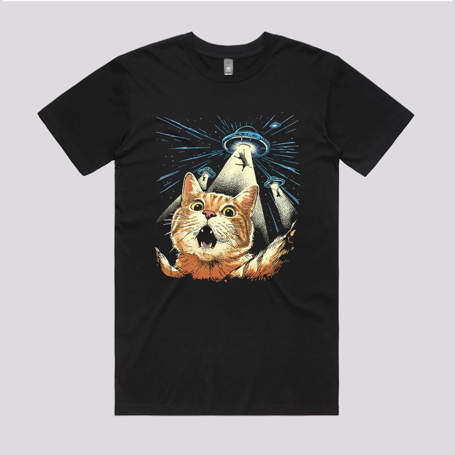 Cat Alien Abduction T-Shirt