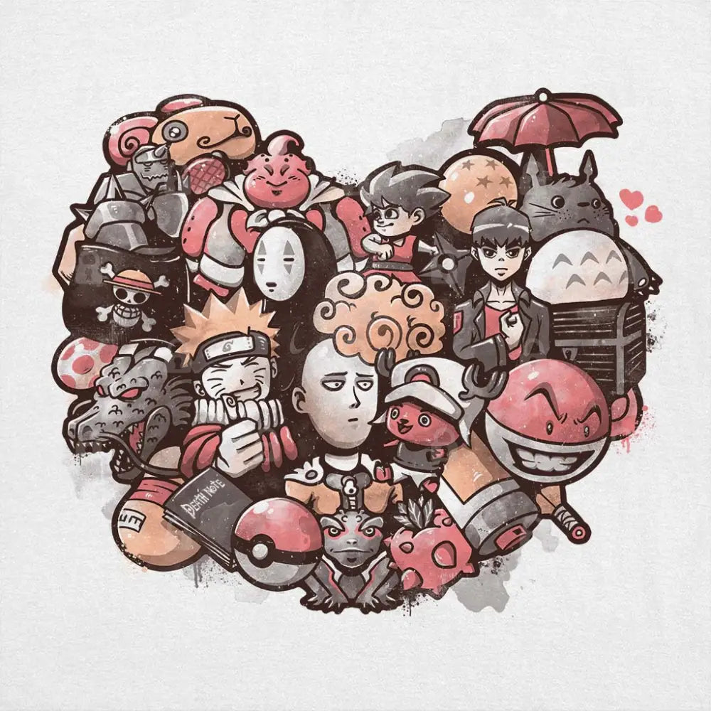 Anime Love Hoodie | Anime T-Shirts
