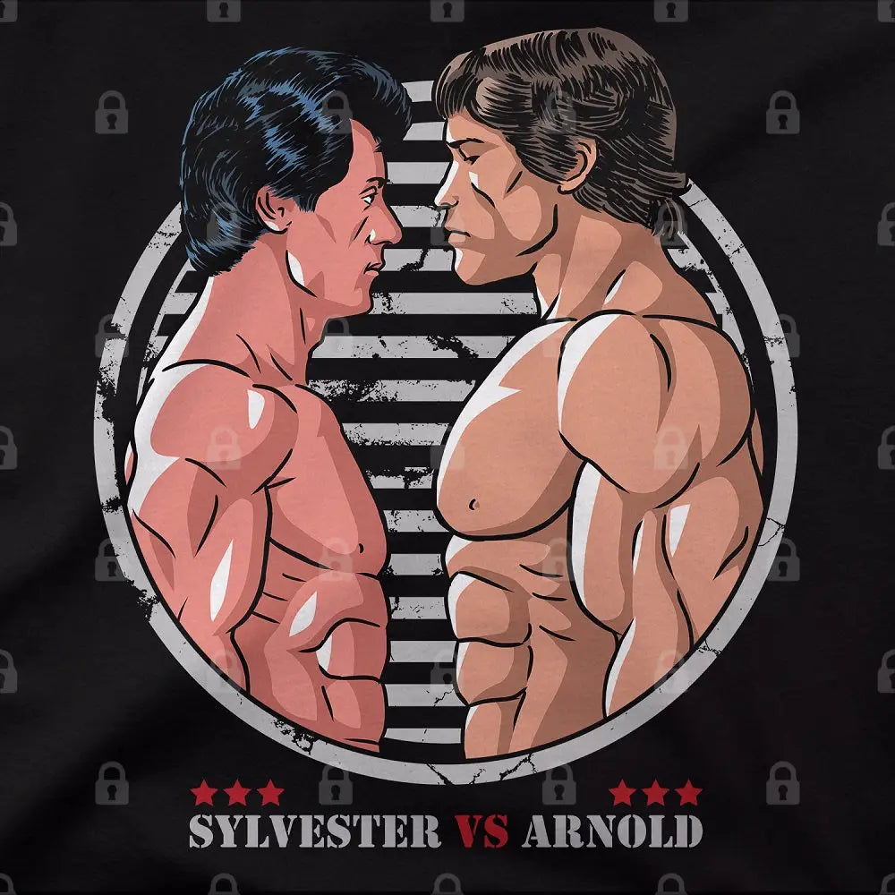 Arnold VS Sylvester T-Shirt | Pop Culture T-Shirts