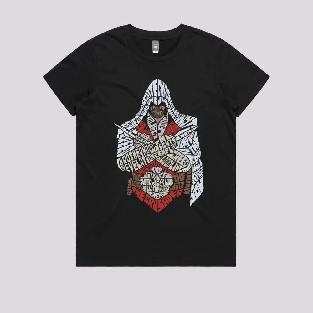 Assassin T-Shirt Womens / Black Xs Adult Tee
