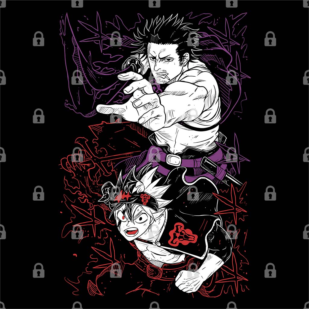 Asta and Captain Yami T-Shirt