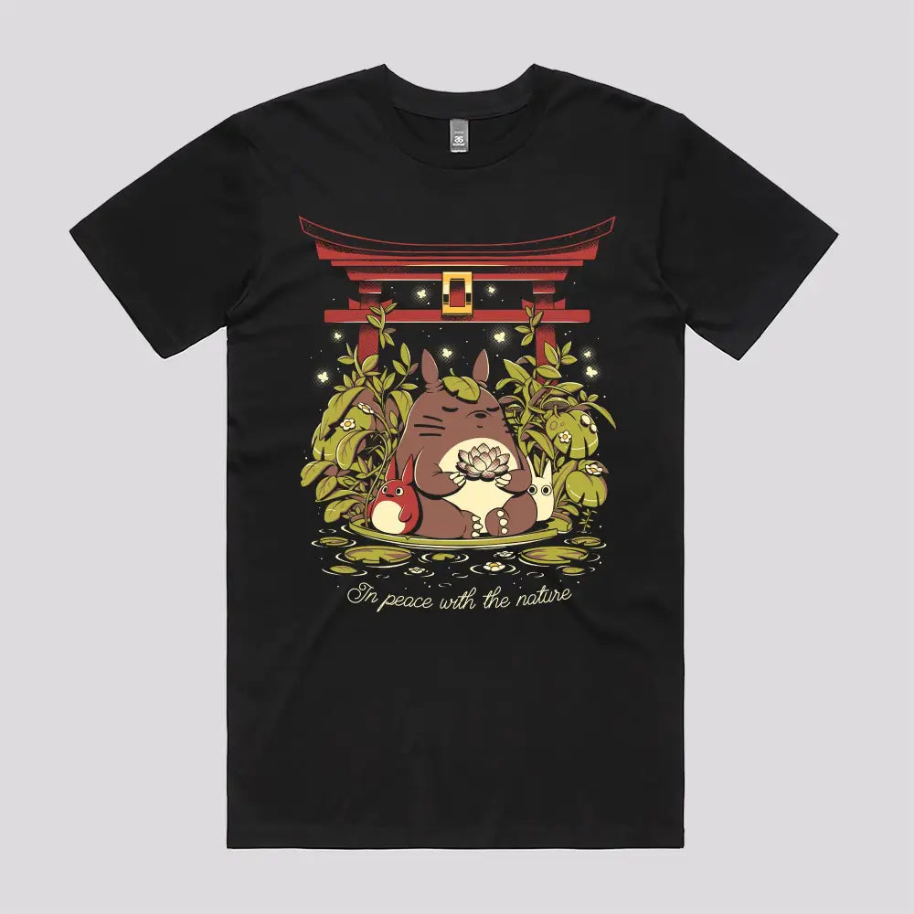 At Peace With Nature T-Shirt | Anime T-Shirts
