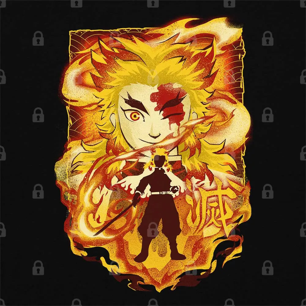 Attack of Flame T-Shirt | Anime T-Shirts
