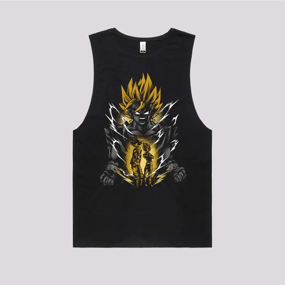 Attack of Vegito Tank Top | Anime T-Shirts