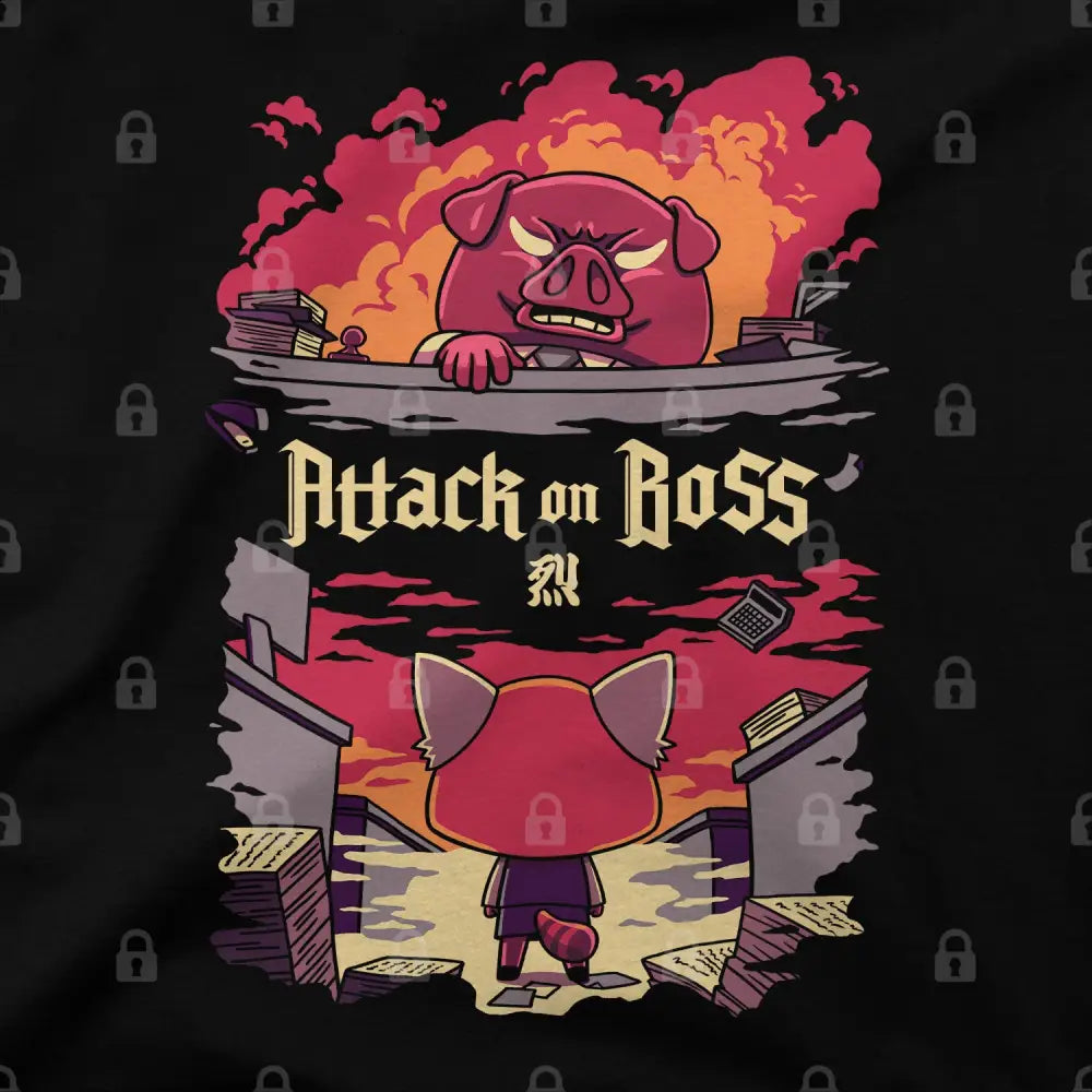 Attack On Boss T-Shirt | Anime T-Shirts