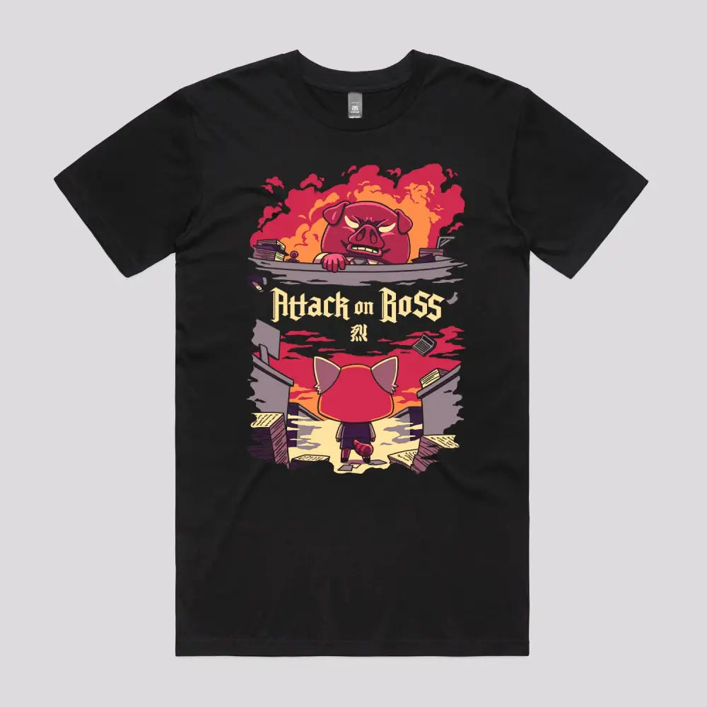 Attack On Boss T-Shirt | Anime T-Shirts