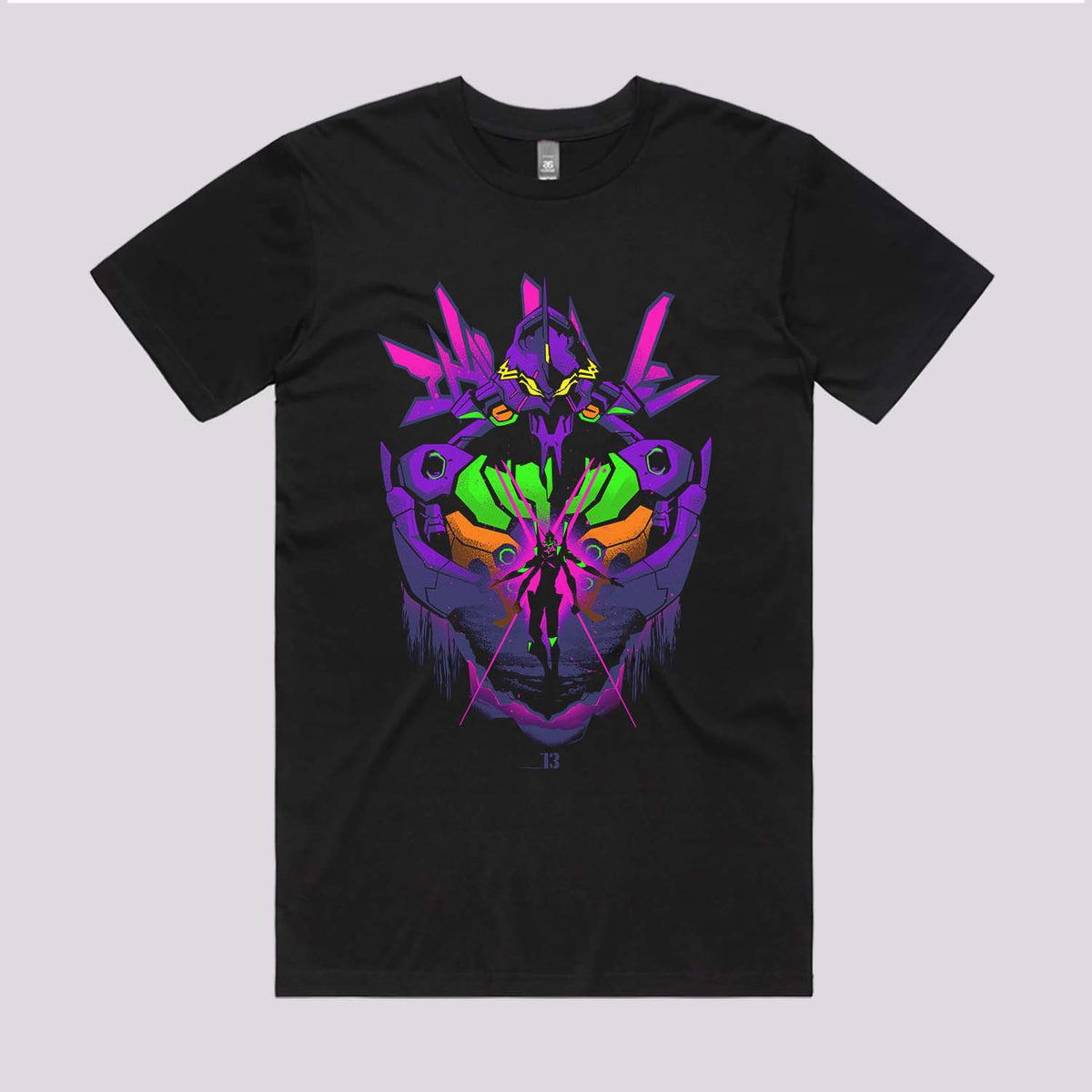 Attack of EVA Unit-13 T-Shirt | Neon Genesis Evangelion Anime T-Shirts Australia