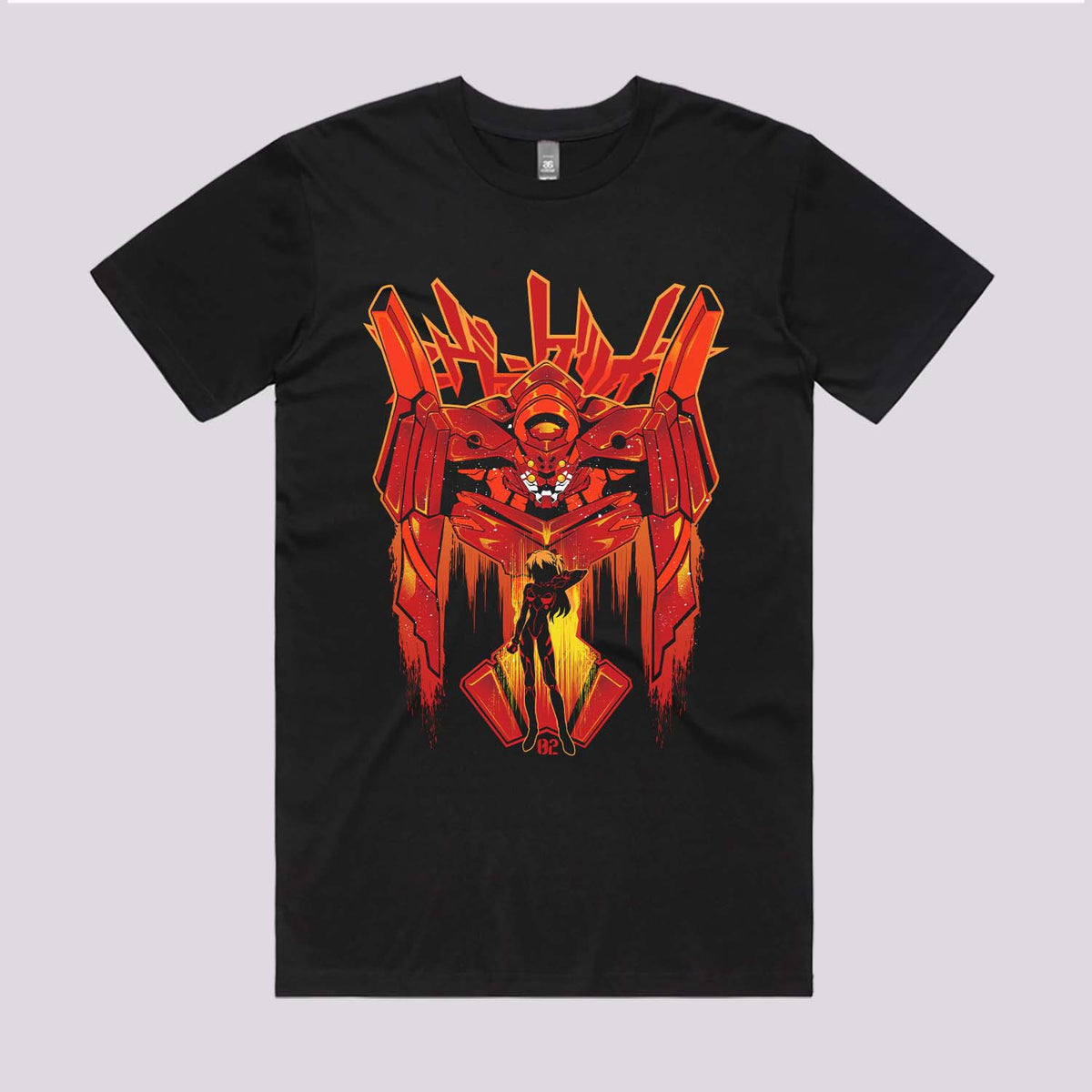 Attack of EVA Unit-02 T-Shirt | Neon Genesis Evangelion Anime T-Shirts Australia