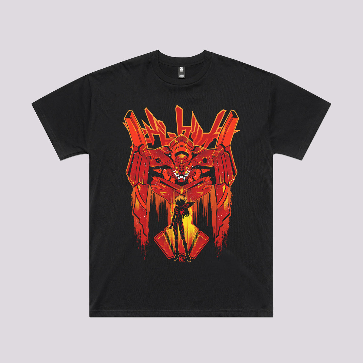 Attack of EVA Unit-02 T-Shirt | Oversized Anime T-Shirts Australia