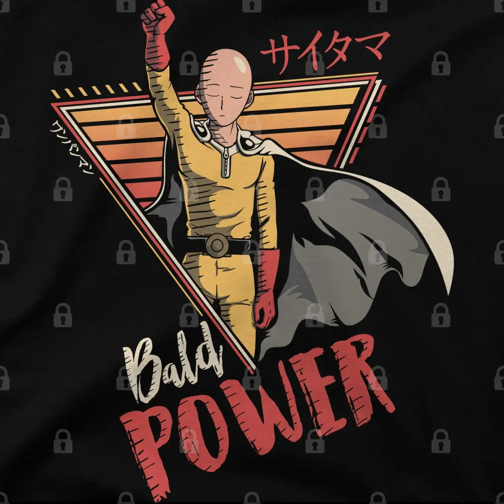 Bald Power T-Shirt | Anime T-Shirts