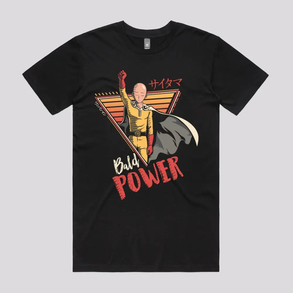 Bald Power T-Shirt | Anime T-Shirts