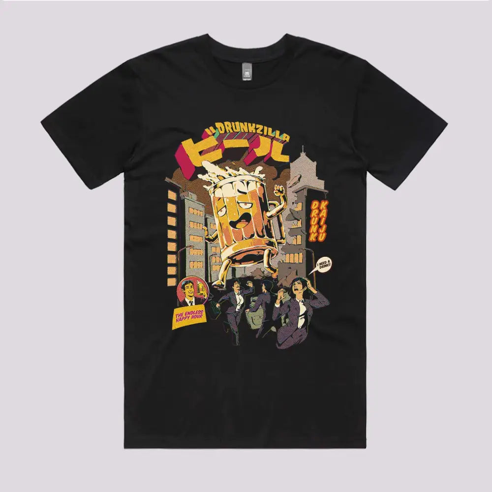 Beer Kaiju Attack T-Shirt | Funny T-Shirts
