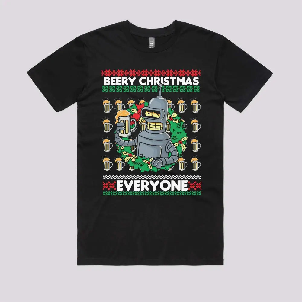 Beery Christmas T-Shirt - Limitee Apparel