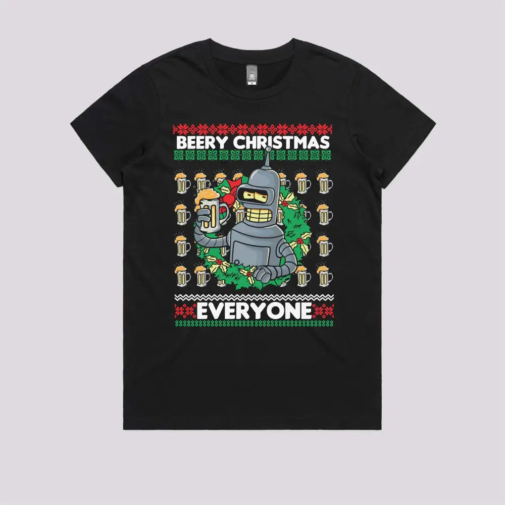 Beery Christmas T-Shirt - Limitee Apparel
