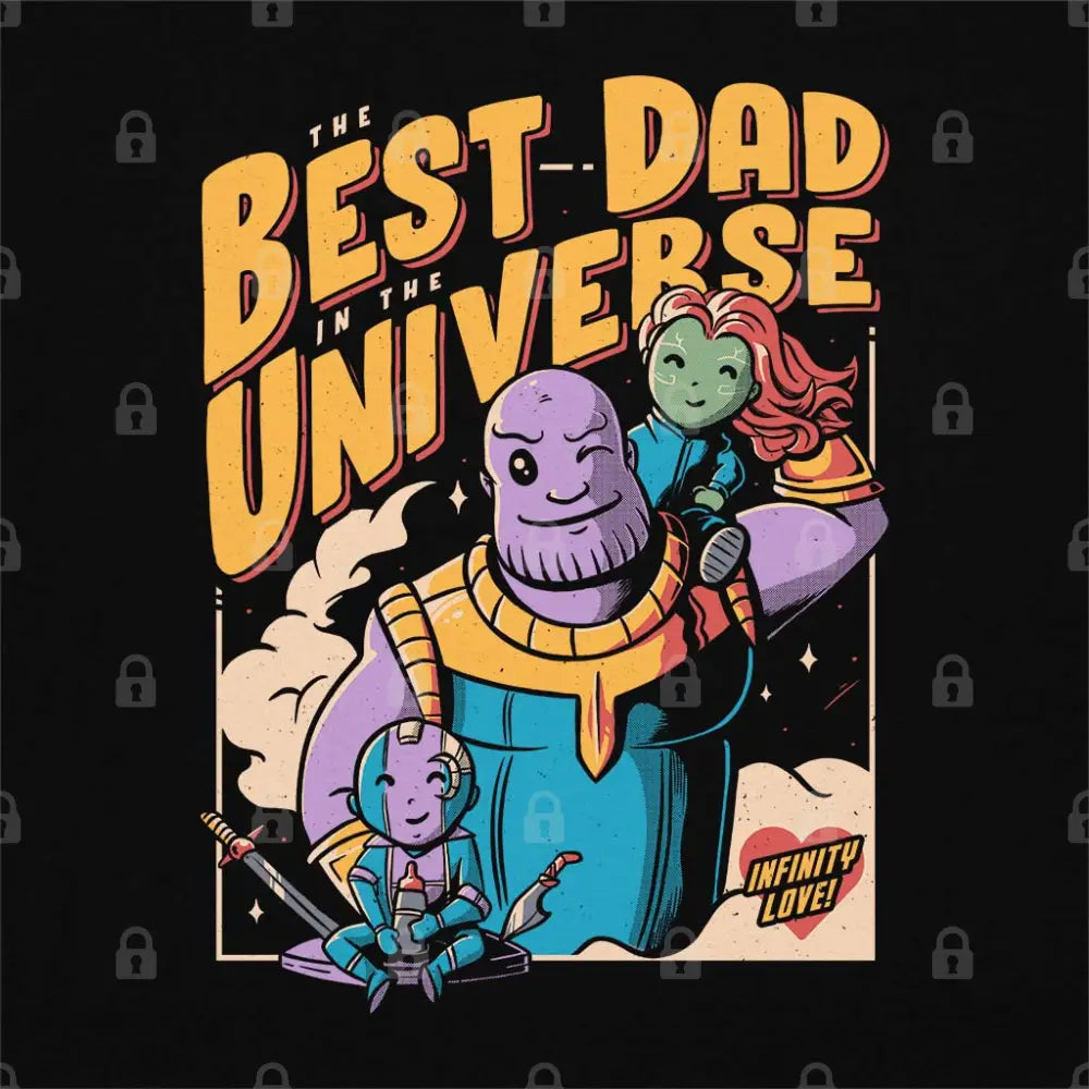 Best Dad In The Universe T-Shirt | Pop Culture T-Shirts