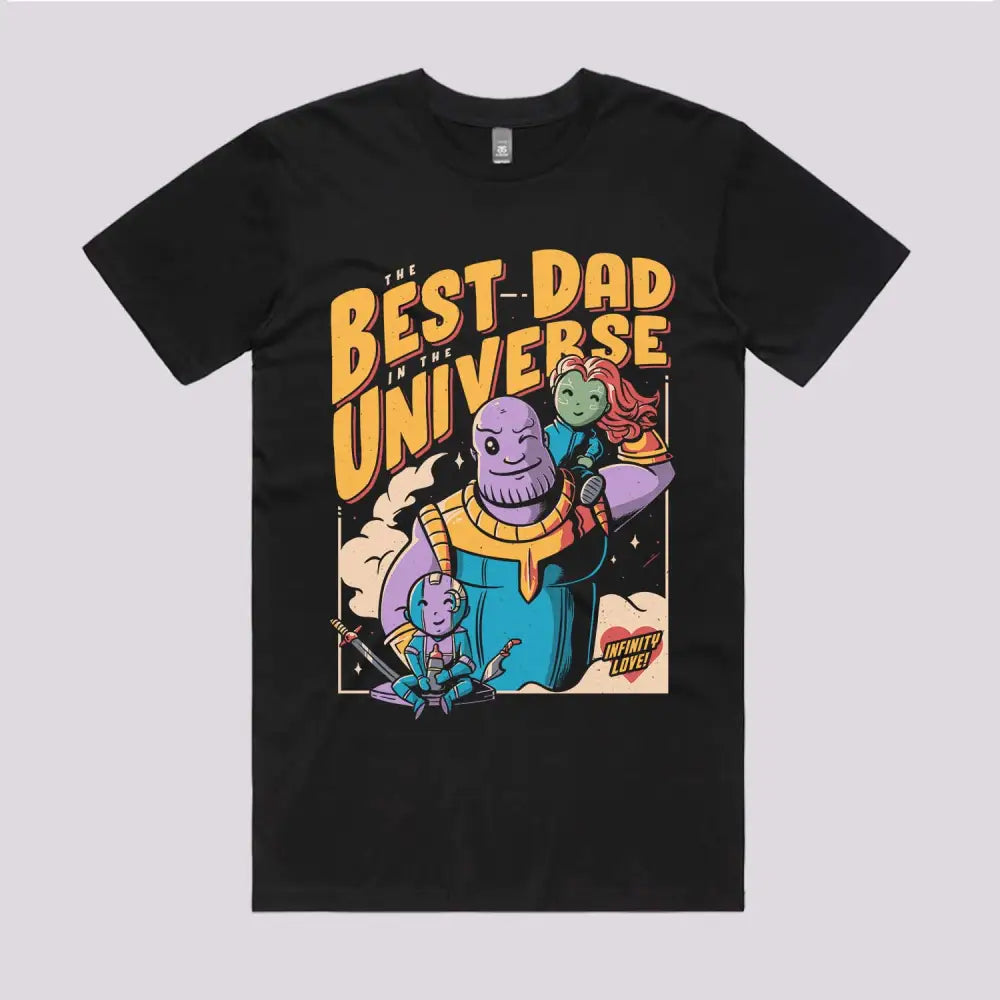 Best Dad In The Universe T-Shirt | Pop Culture T-Shirts