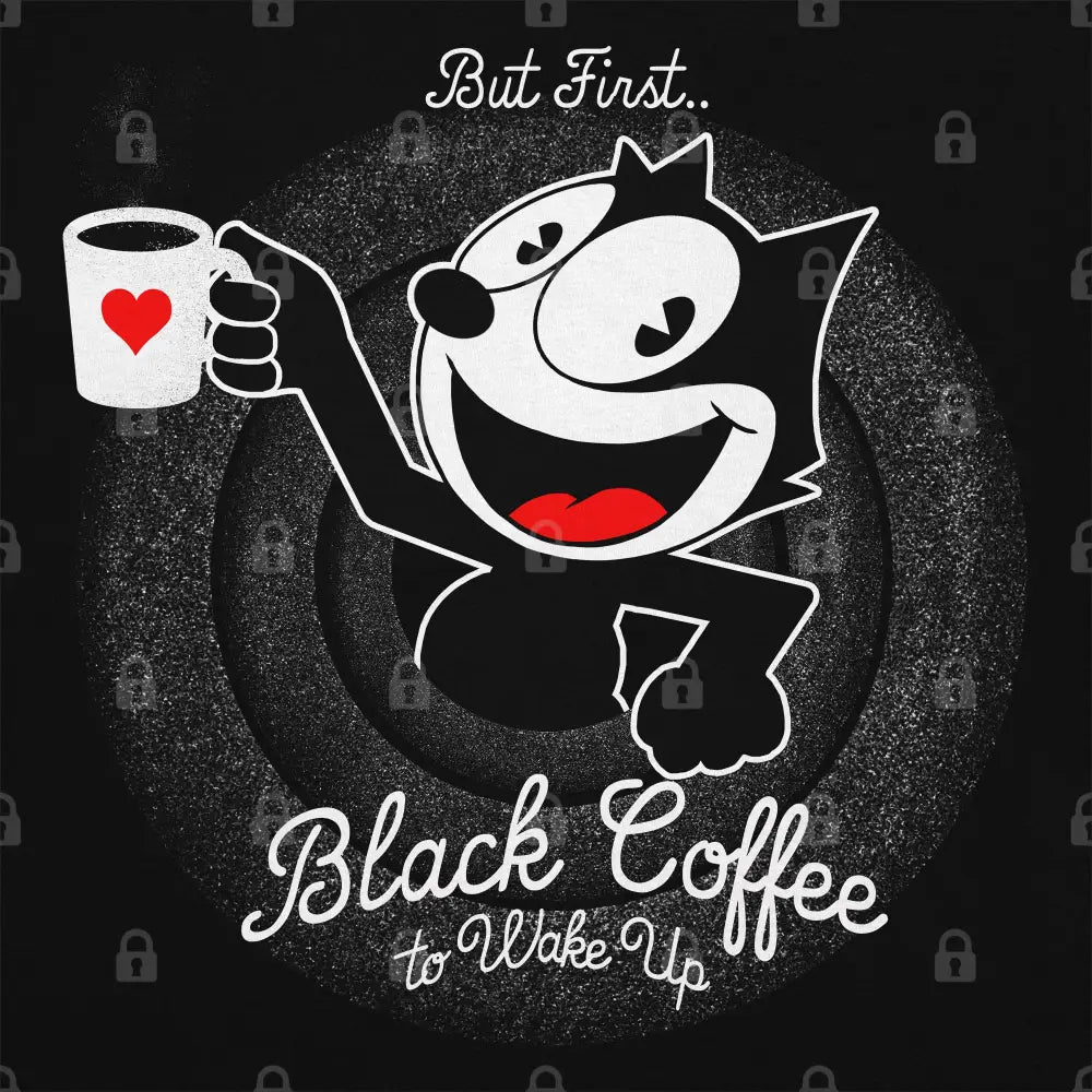 Black Coffee T-Shirt - Limitee Apparel